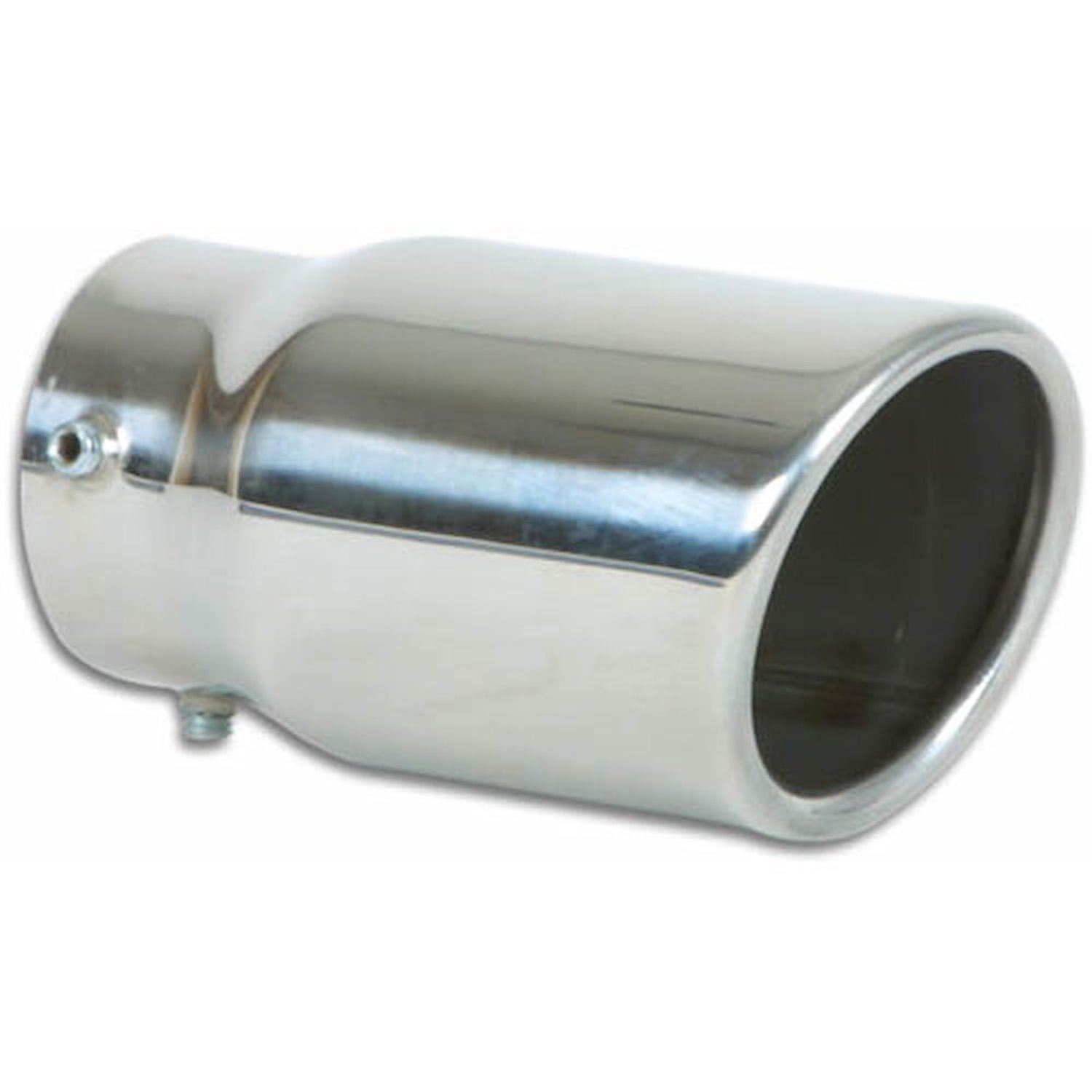 3" Round Stainless Steel Bolt-On Exhaust Tip Single Wall