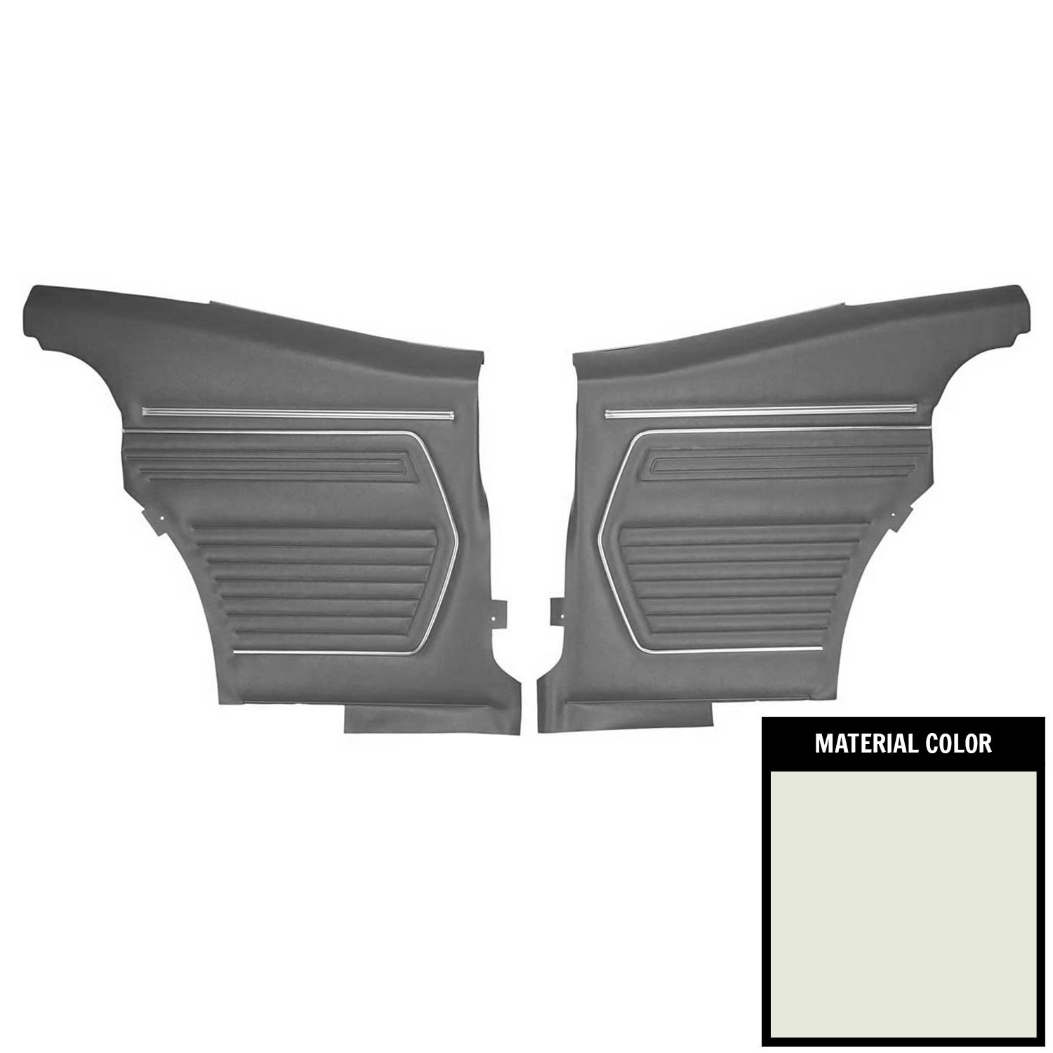 Standard Rear Door Panel Pad 1969 Camaro Coupe