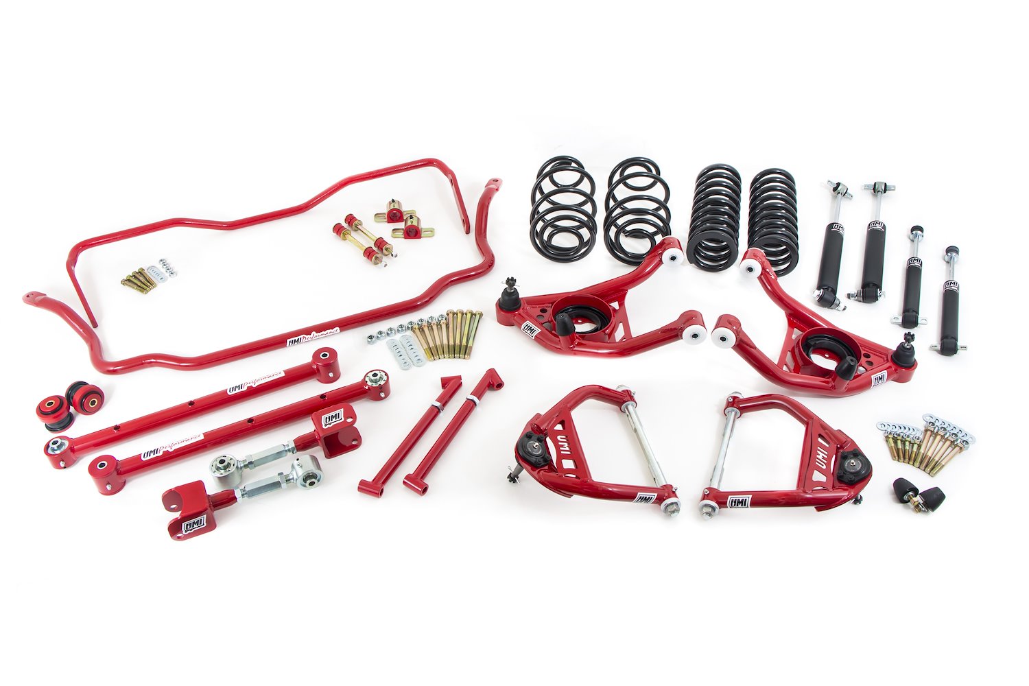 Handling Kit 1 Lowering Stage 3- Red 65-66 GM A-Body