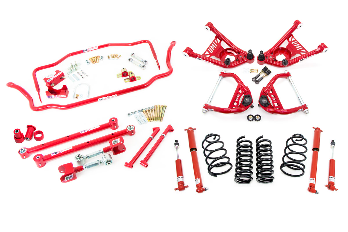 Handling Kit 2 Lowering Stage 3.5- Red 1964 GM A-Body