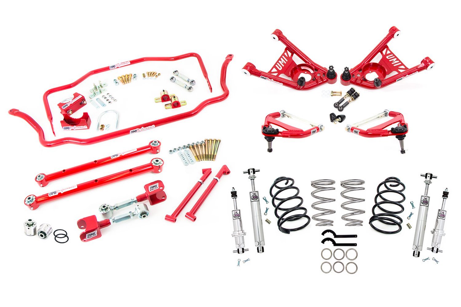 Handling Kit 2 Lowering 450lb Stage 5- Red 65-66 GM A-Body