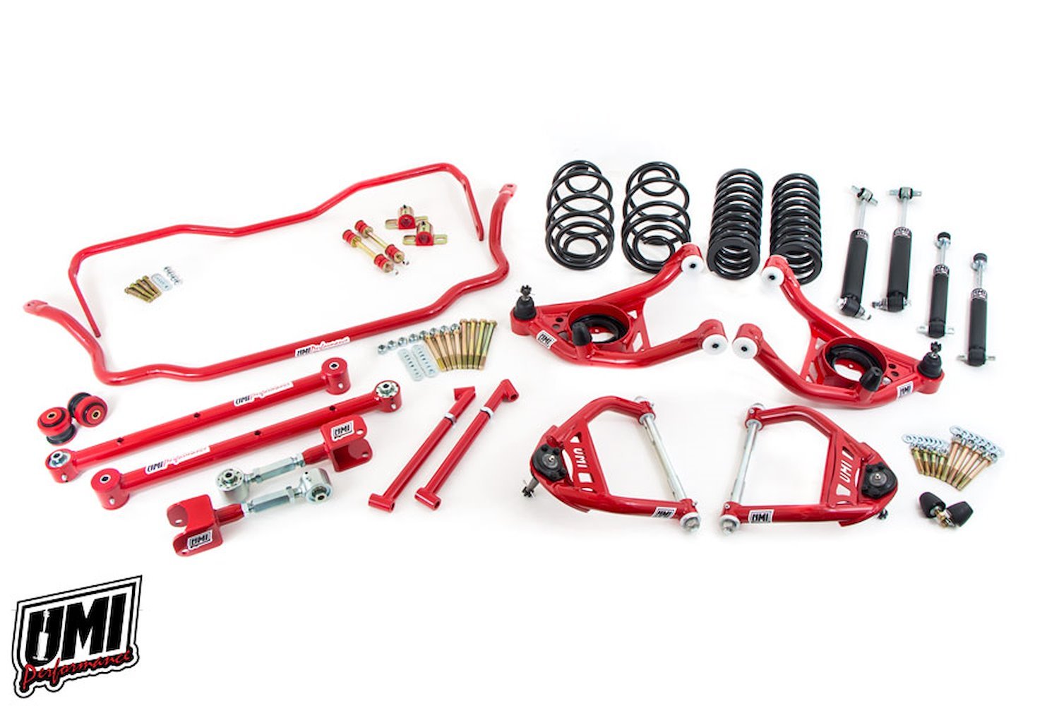 Handling Kit 2 Lowering Stage 3- Red 68-72 GM A-Body