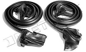 Molded Door Seals with Clips and Molded Ends 1982-92 Chevy Camaro/Pontiac Firebird