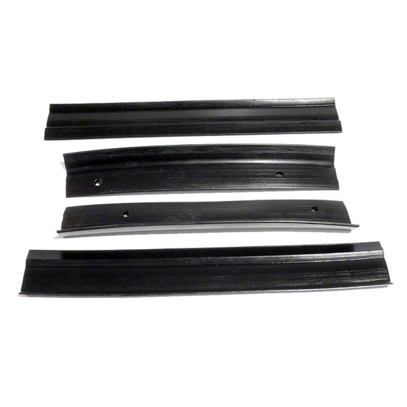 Shifter Plate Seals. For models with automatic transmission. Set of four SHIFTER PLATE SEALS 68-72 CHEVY CHEVELLE SET 4 PCS.