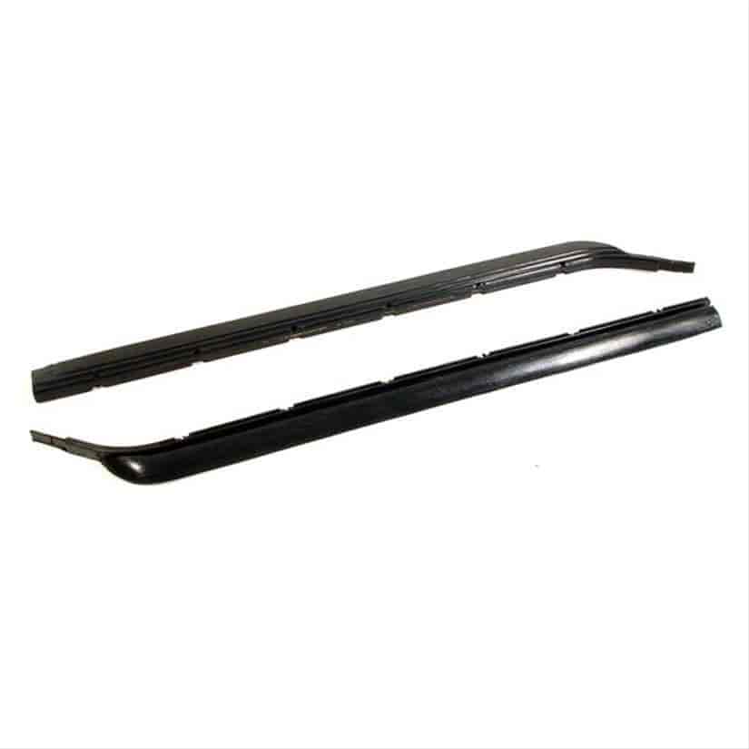 Rear Roll-Up Window Seals 17-1/8 In. long. Pair. REAR ROLL UP SEAL 71-74 AMC JAVELIN PAIR