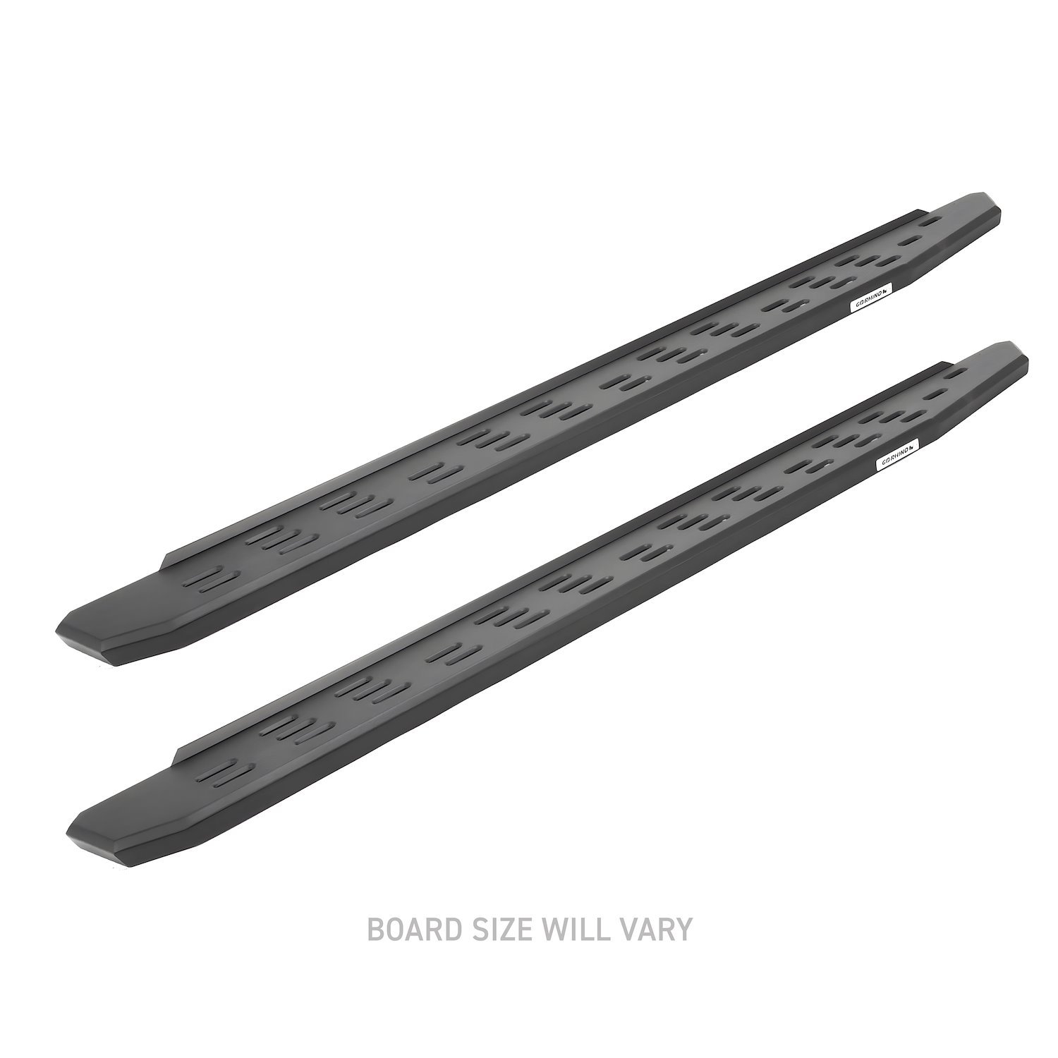 RB30 Running Boards w/Bracket Kit Fits Select GM Silverado, Sierra 1500/2500 HD/3500 HD Double Cab [Textured Black]