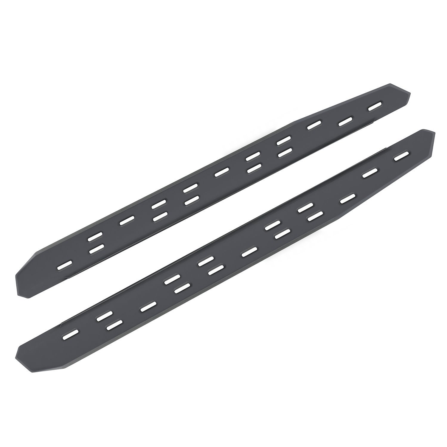 RB30 Slim Line Running Boards w/Bracket Kit Fits Select Ford Bronco  [Textured Black]