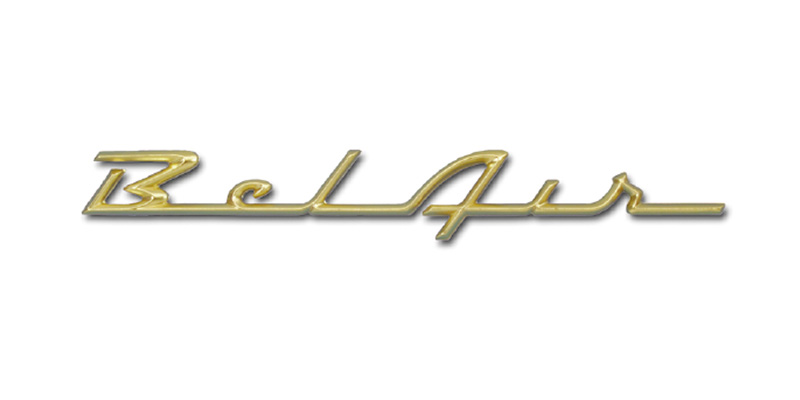Forged Bel Air Script Emblem for 1957 Chevrolet Bel Air