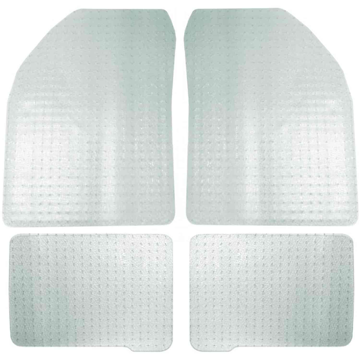 Clear Vinyl Floor Mats Custom engineered to fit your vehicle