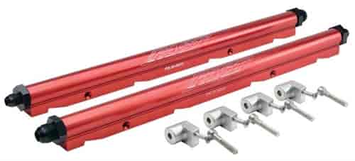 LSX Billet Fuel Rail Kit LS1/LS6 Red