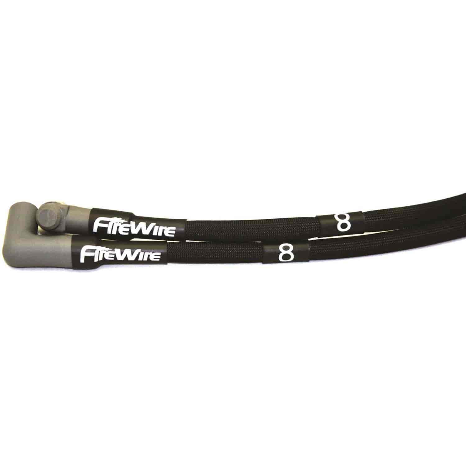 Custom-Fit FireWire Plug Wires 8.5 mm GM USAR Pro Cup Motor - 45-Degree Boot