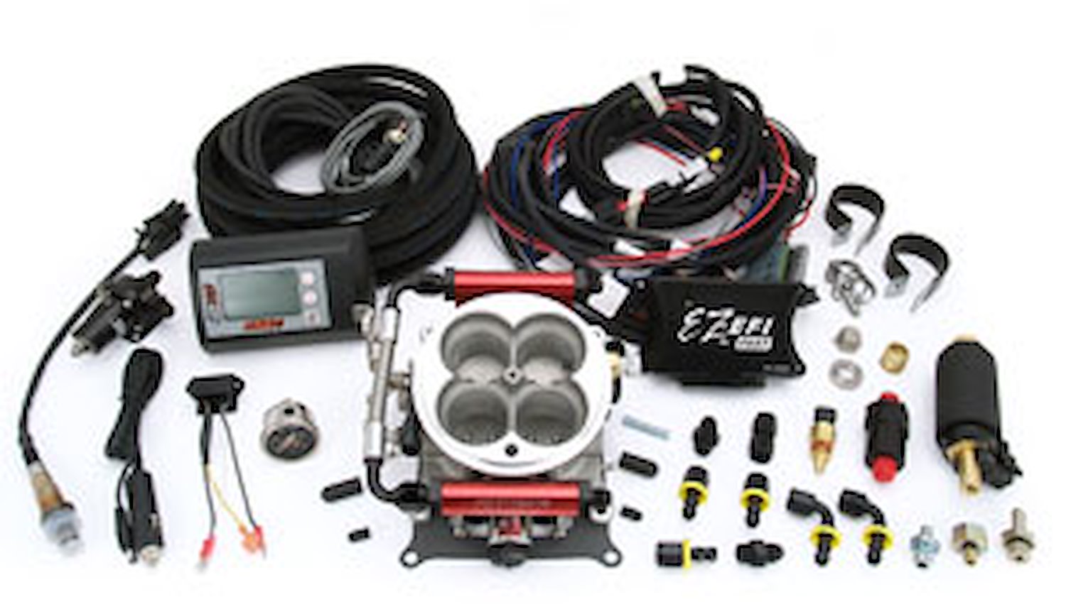 EZ-EFI Self-Tuning Fuel Injection Master Kit Includes: Throttle Body