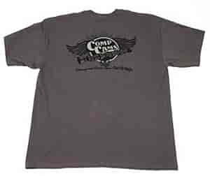 SMALL COMP CAMS GRAY WINGS T-SHIRT