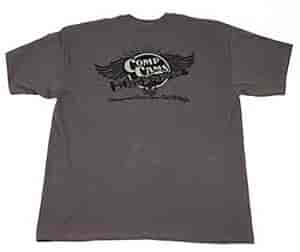 T-SHIRT LARGE GRAY COMP WINGS YOUTH
