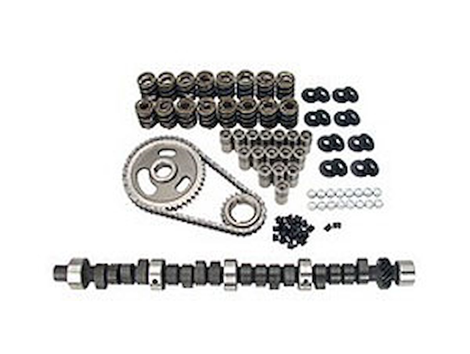 High Energy 268H Hydraulic Flat Tappet Camshaft Complete Kit Lift: .456" /.456" Duration: 268°/268° RPM Range: 1500-5500