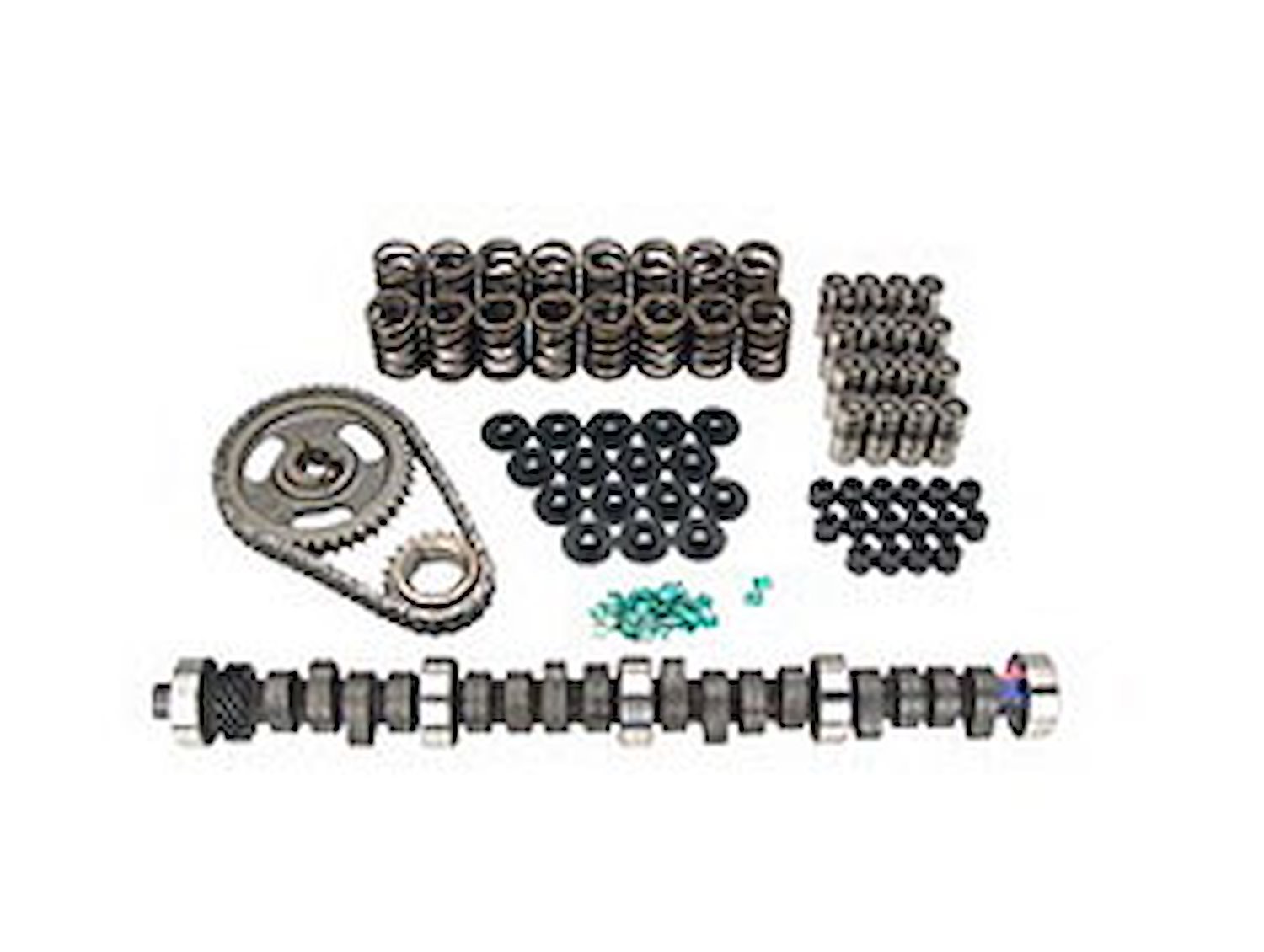 Xtreme Energy 262H Hydraulic Flat Tappet Camshaft Complete Kit Lift .513"/.520" Duration 262°/270° RPM Range 1400-5600