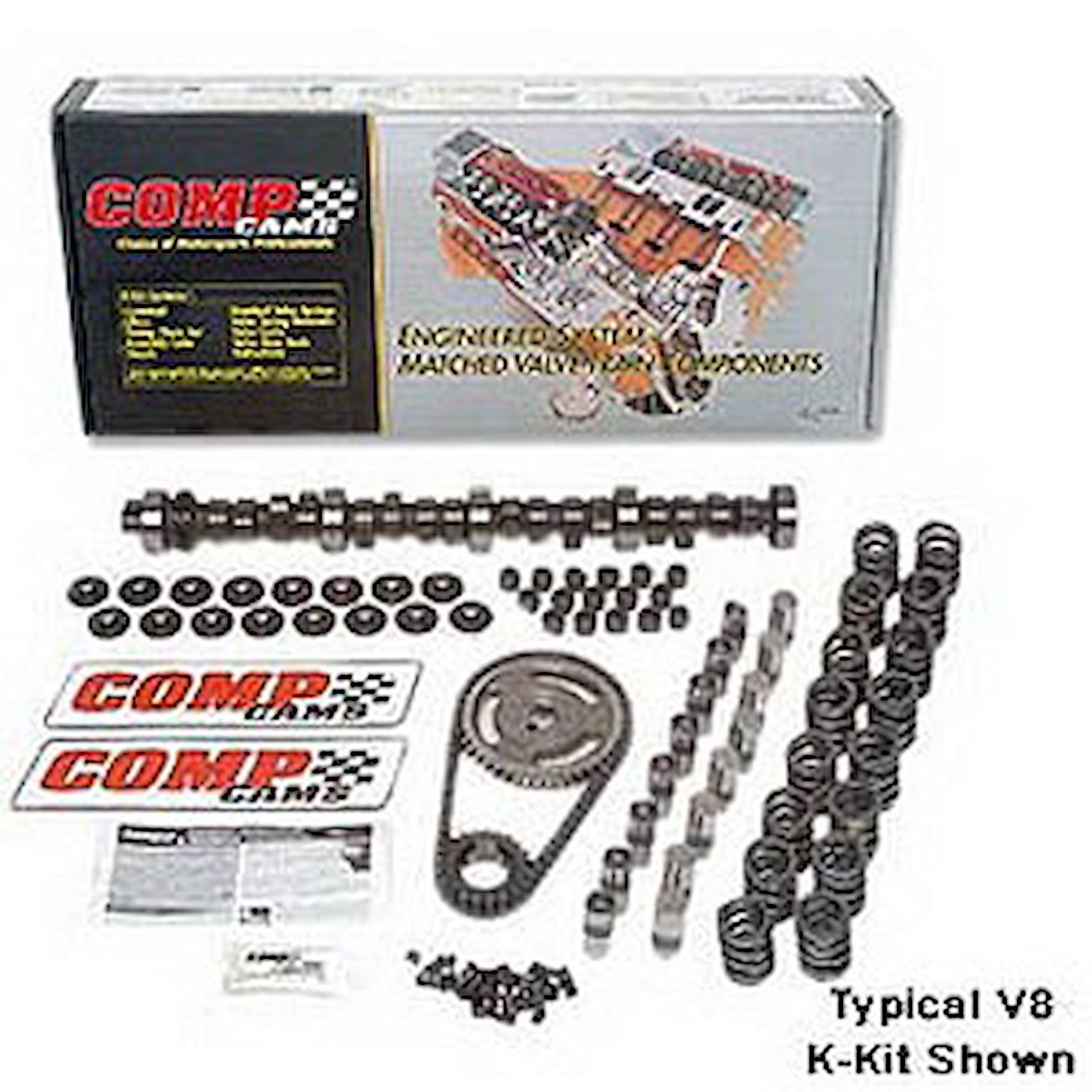 High Energy 252H Hydraulic Flat Tappet Camshaft Complete Kit Lift: .474" /.474" Duration: 252°/252° RPM Range: 800-4800