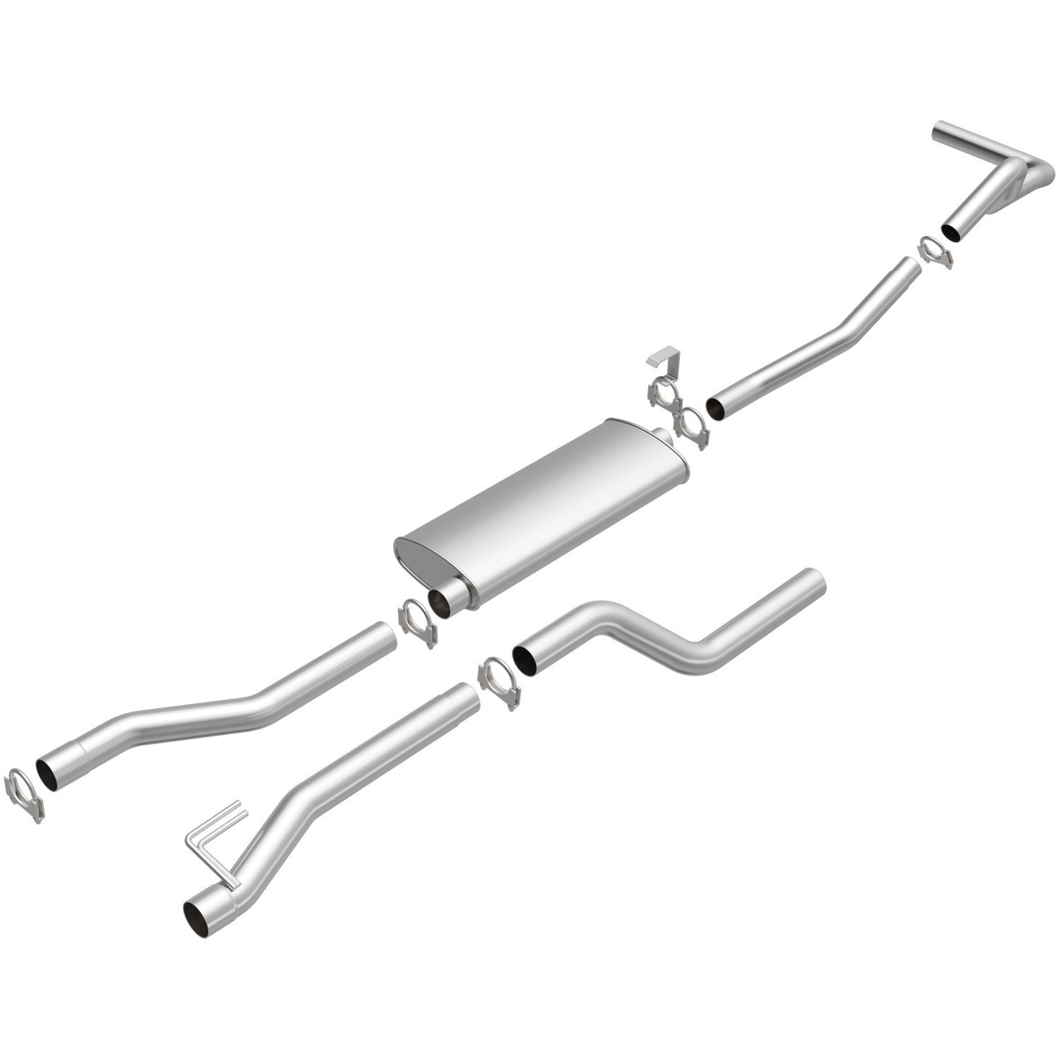 Direct-Fit Exhaust Kit, 1988-1993 Chevy C2500/K2500