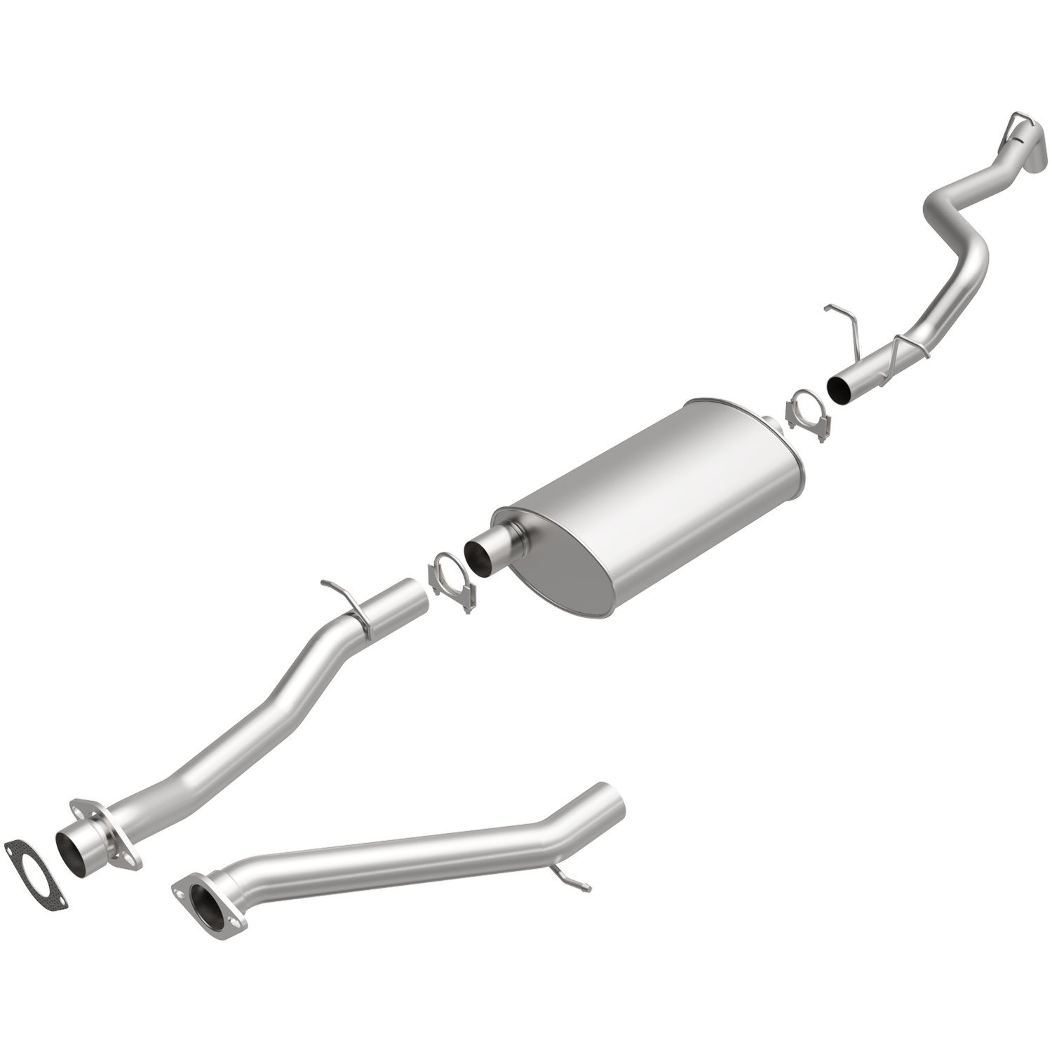 Direct-Fit Exhaust Kit, 2000-2004 GM S10/Sonoma 4.3L