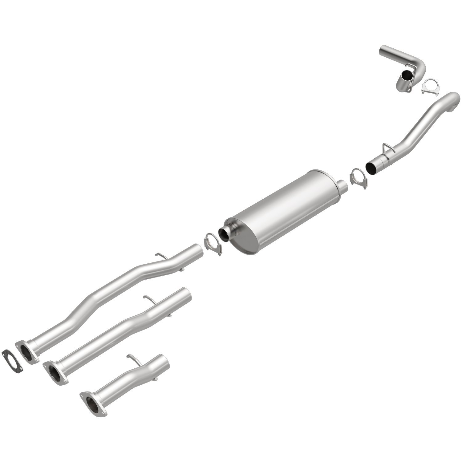 Direct-Fit Exhaust Kit, 1996-1998 Chevy C1500/K1500/C2500/K2500