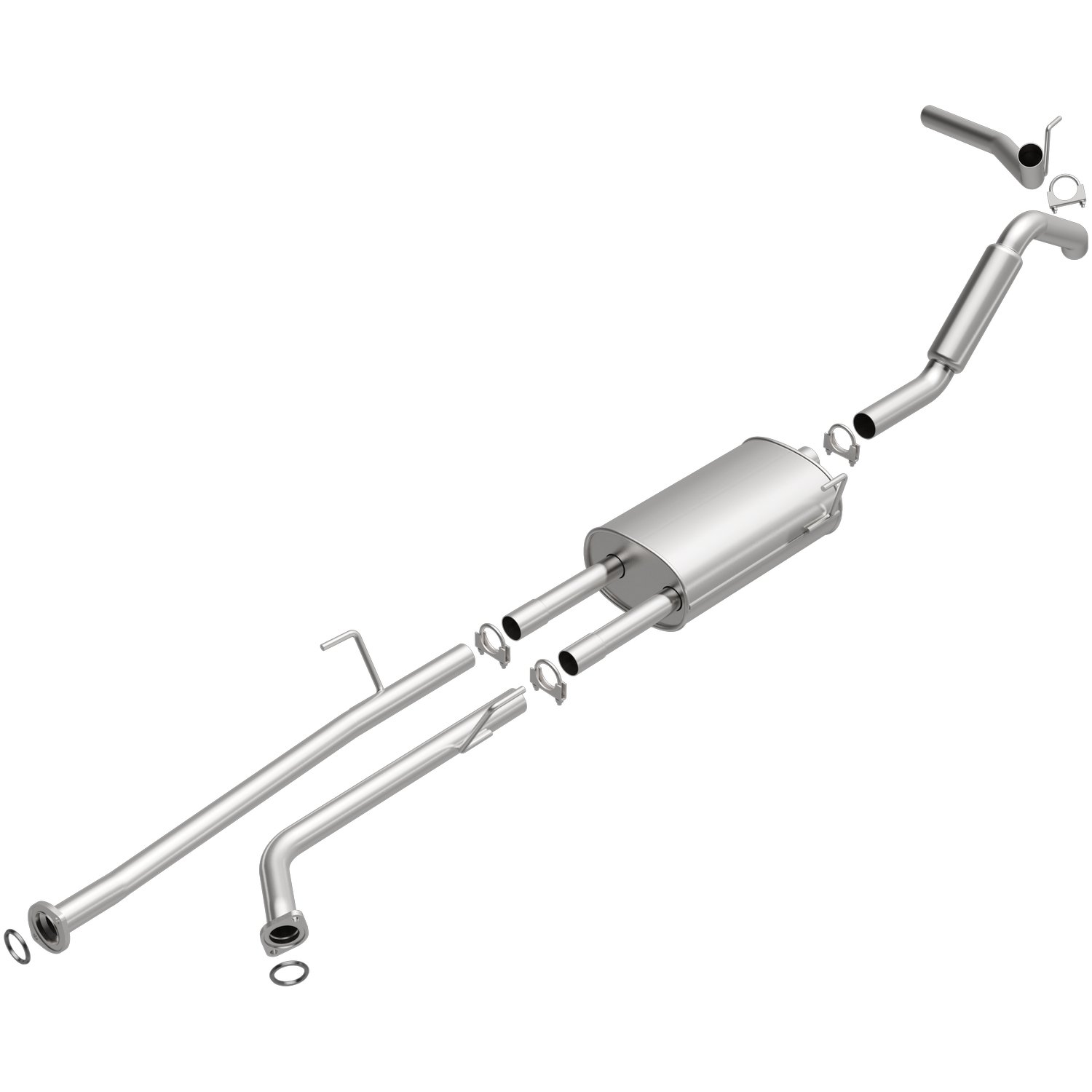 Direct-Fit Exhaust Kit, 2007-2011 Toyota Tundra