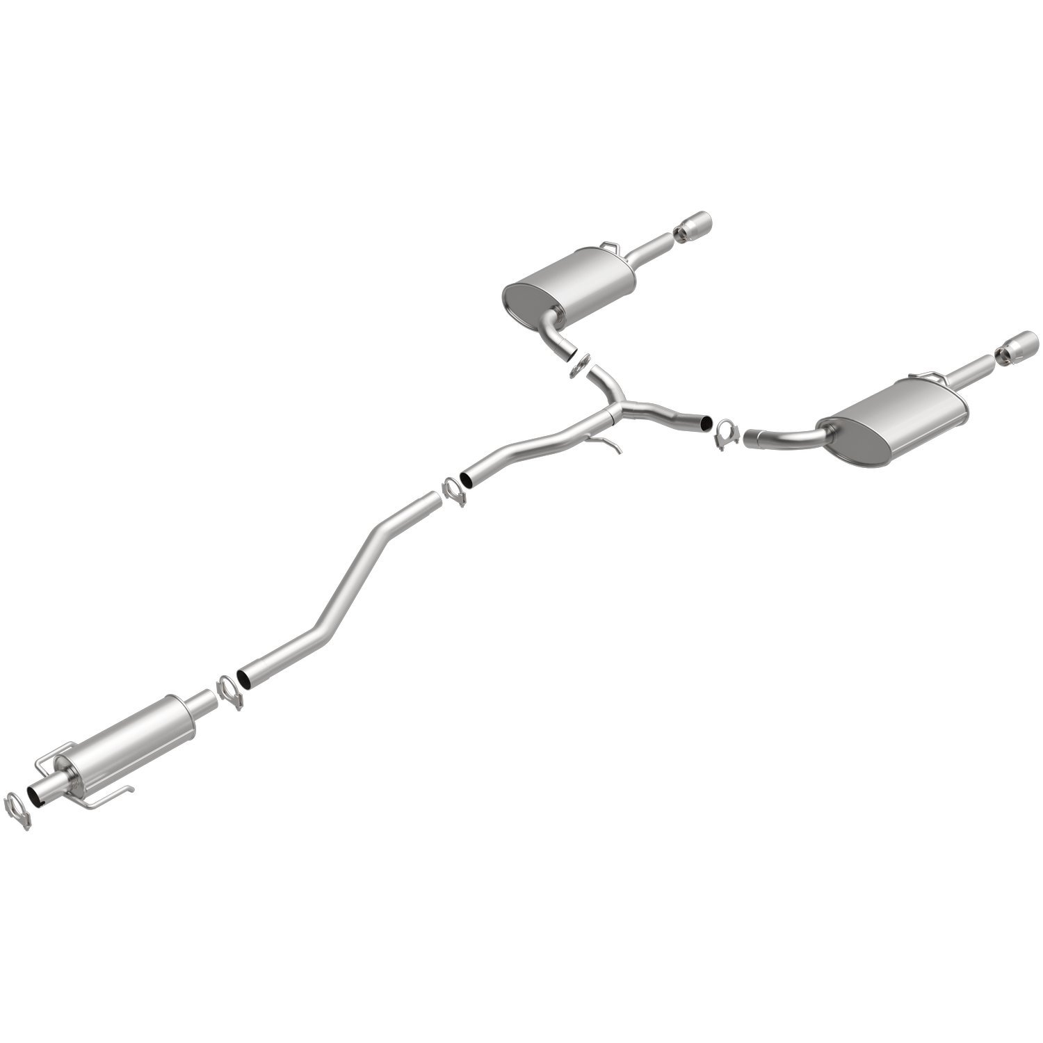 Direct-Fit Exhaust Kit, 2006-2012 Ford Fusion, Mecury Milan MKZ