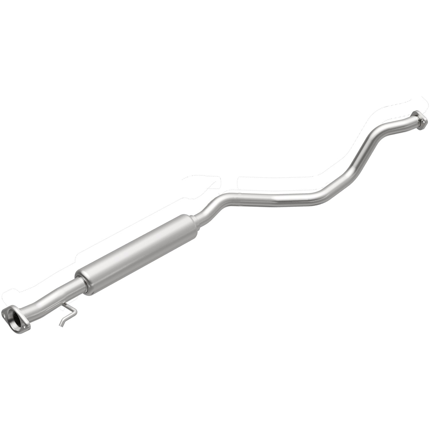 Direct-Fit Exhaust Resonator and Pipe Assembly, 2007-2012 Nissan Versa