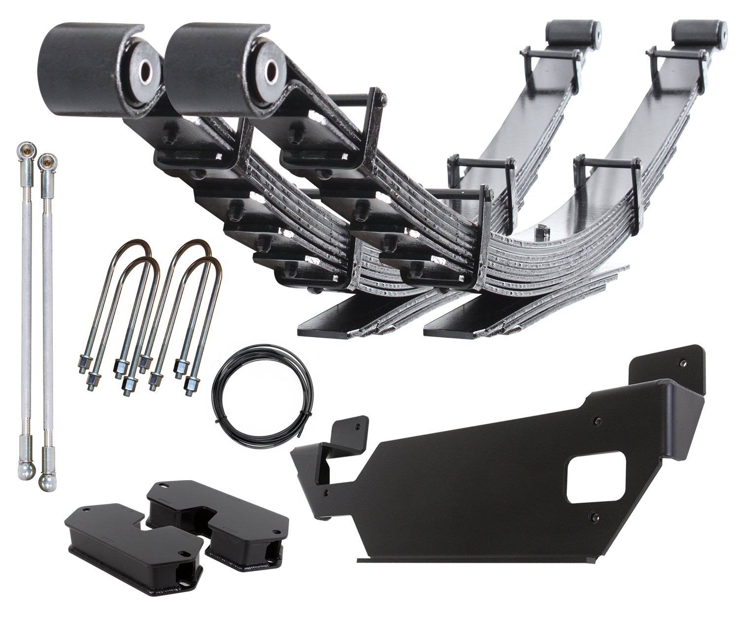 Full Progressive Spring Pack Auto-Leveling Air Suspension Fits Select Ram 3500 [1 in. Lift ]
