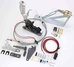 Electric Solenoid Shifter Kit With Hurst 3-Speed Shifter Front Exit Cable