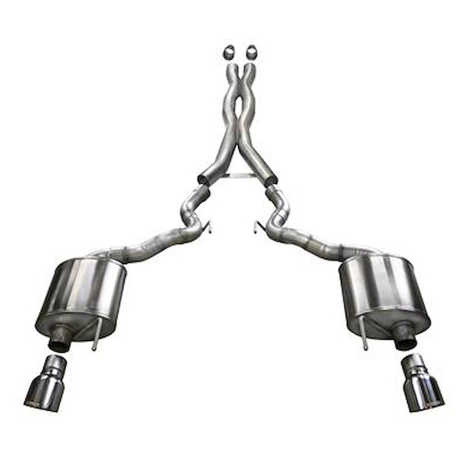 Xtreme Cat-Back Exhaust System 2015-2017 Ford Mustang GT Convertible 5.0L