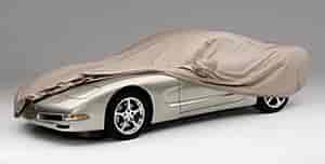 Custom Fit Car Cover WeatherShield HP Taupe Slopenose w/Whale Tail Spoiler 2 Mirror Pockets Size G3