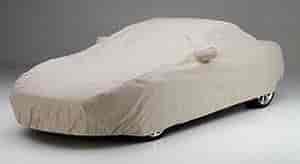 Custom Fit Car Cover Dustop Taupe Slopenose w/Whale Tail Spoiler 2 Mirror Pockets Size G3