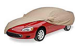 Custom Fit Car Cover Sunbrella Toast w/Whale Tail Spoiler 2 Mirror Pockets Size G3