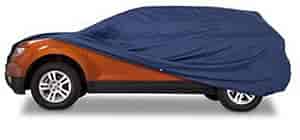 Custom Fit Car Cover UltraTect-Blue w/o Sidemounts w/Bumpers Phaeton package No Mirror Pockets Size G3