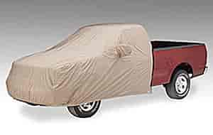 Custom Fit Cab Cover; WeatherShield HP; Black; Cab Forward To Bumper; Size T1;