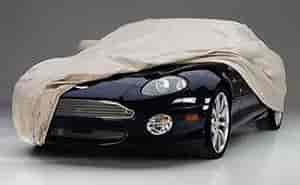 Custom Fit Car Cover; Dustop; Taupe; 2 Mirror Pockets; Size G3;