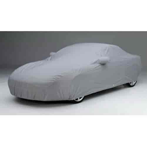 Custom Fit Car Cover WeatherShield HP Gray 2 Mirror Pockets Size T3 w/Grille Guard Rear Spare