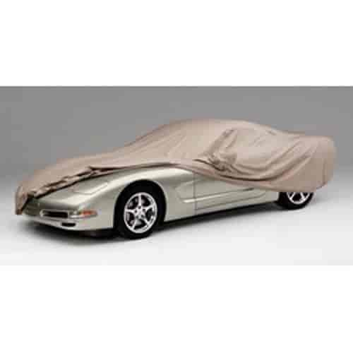 Custom Fit Car Cover WeatherShield HP Taupe 2 Mirror Pockets w/Antenna Pocket Size G2 Hardtop