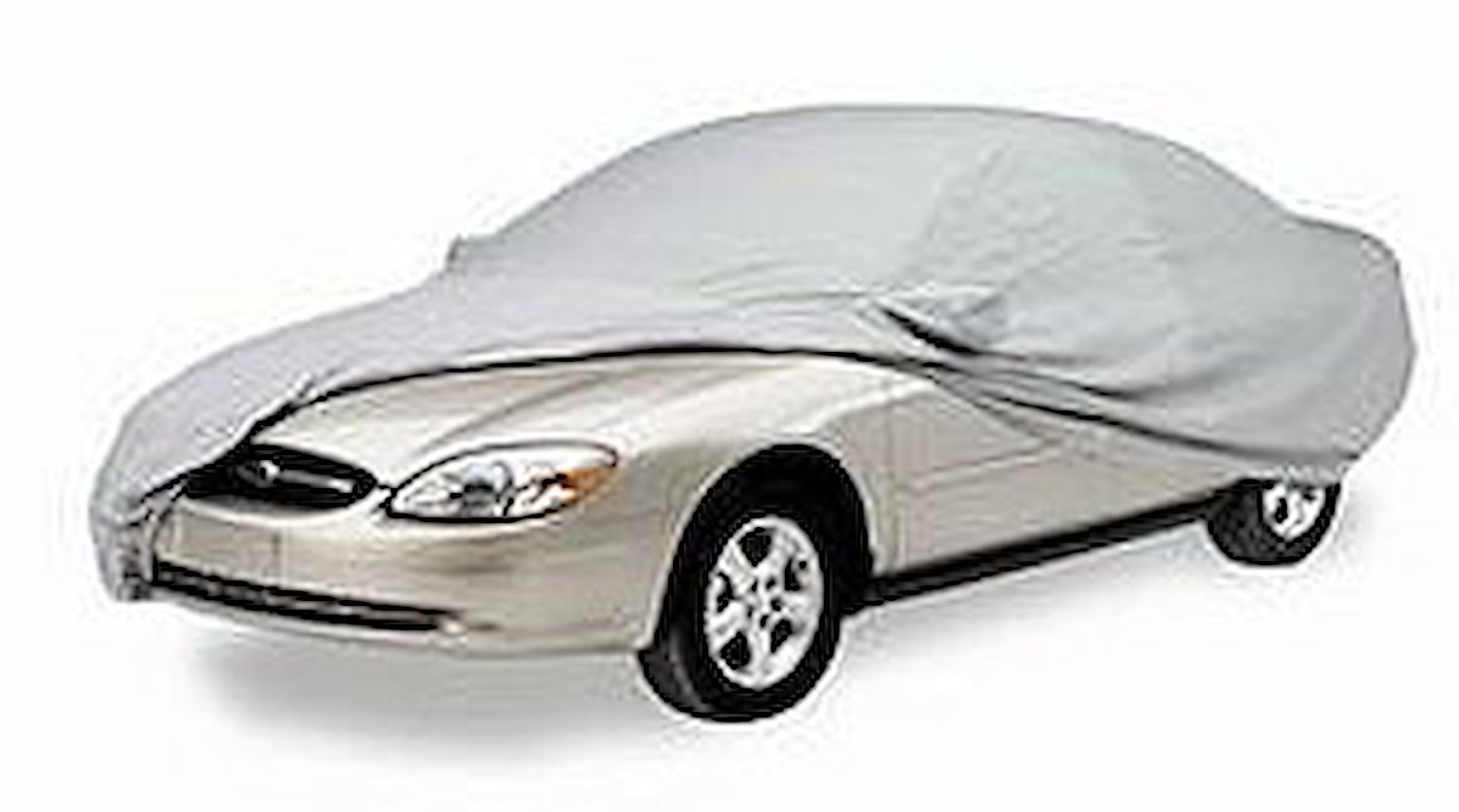 Custom Fit Car Cover Polycotton Gray 1 Mirror Pocket Size G2