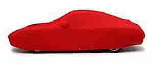 Form-Fit Indoor Custom Car Cover Red w/Trunk w/Sidemounts w/o Visor w/o Slant Window No Mirror Pockets Size G3