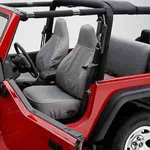 SeatSaver Custom Seat Cover Polycotton Beige/Tan w/High Back Bucket Seat