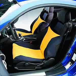 SeatGloves Bucket Seat Cover Yellow Do Not Use On Seats Equipped w/Seat Air Bags