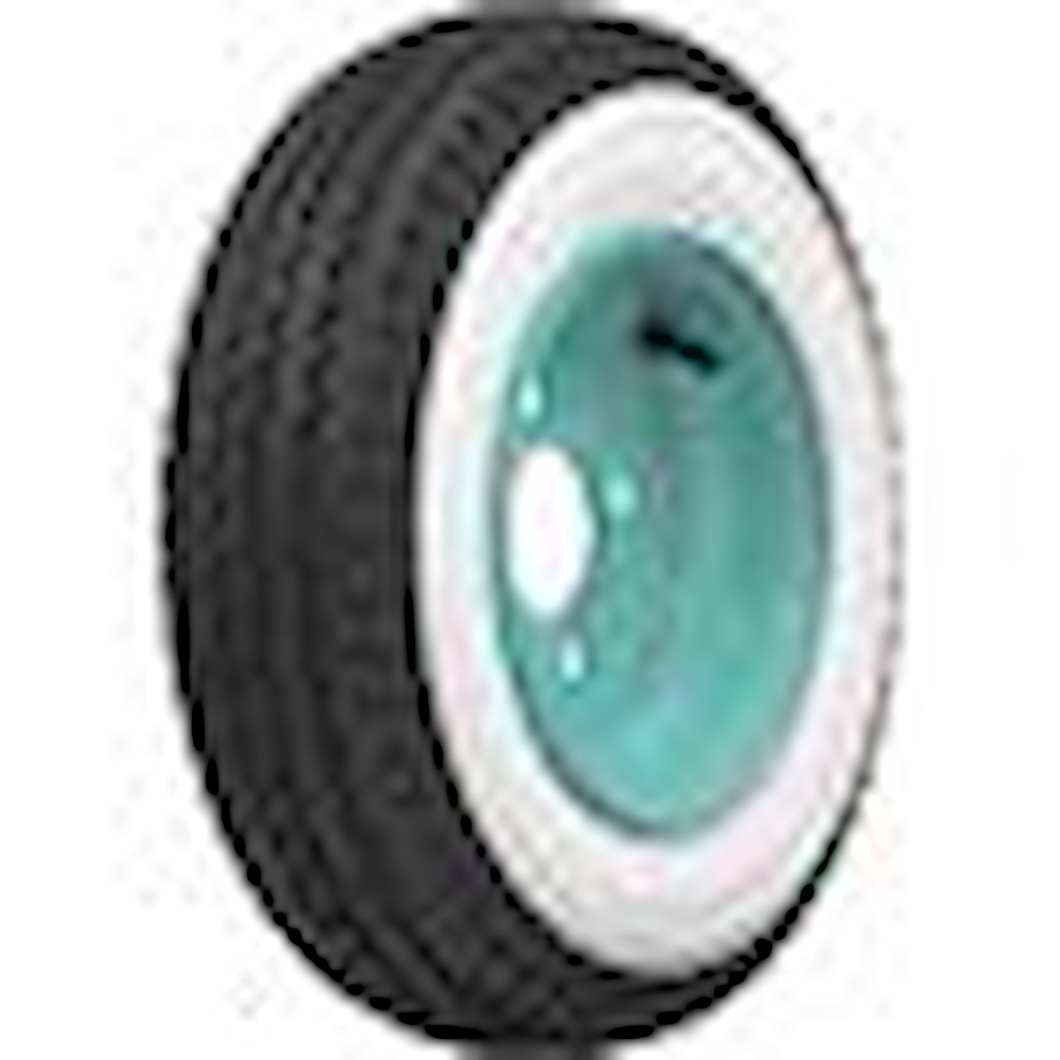 50185 Scooter Tire, Cushman 2.25-Inch Whitewall, 400-8