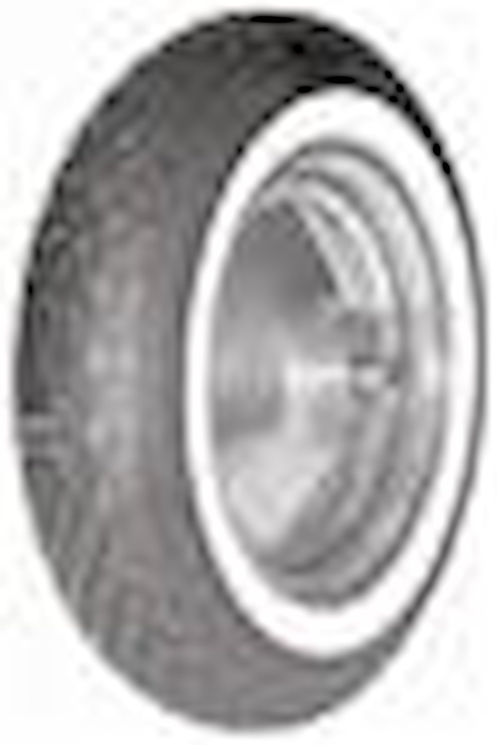 50624 Tire, Coker Classic Motorcycle Diamond Tread 1.50-Inch Whitewall, 400-12