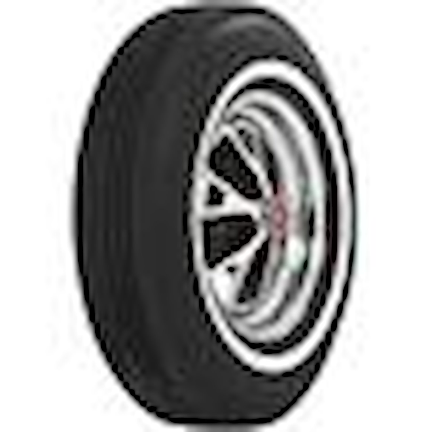 51385 Tire, US Royal 7/8-Inch Whitewall, 695-14