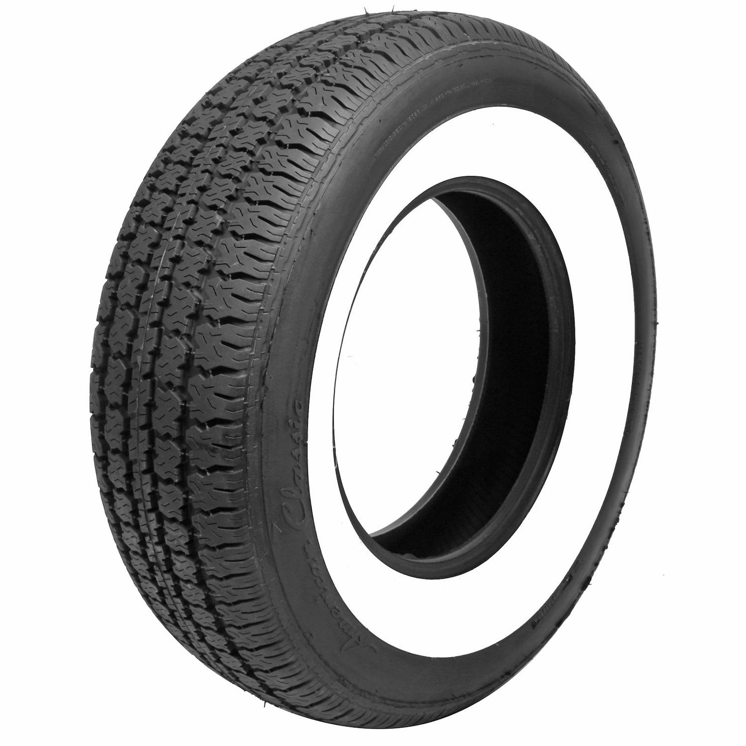 54701 Tire, American Classic Radial, 2.50-Inch Whitewall, 235/75R14