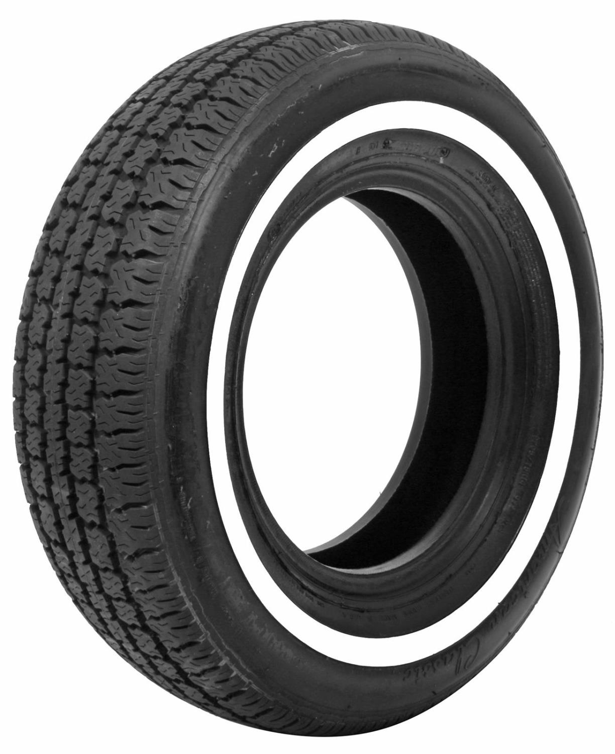 American Classic Collector Narrow Whitewall Radial Tire 235/75R14