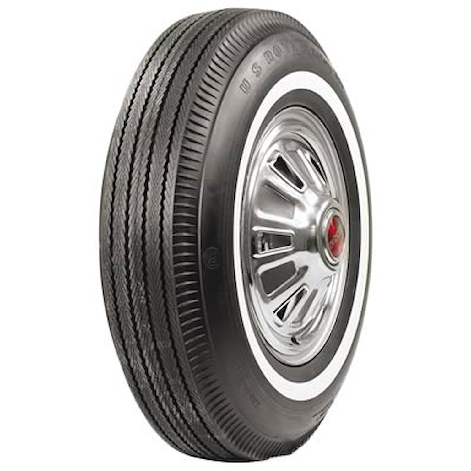 57630 Tire, US Royal 2.50-Inch Whitewall, 670-15