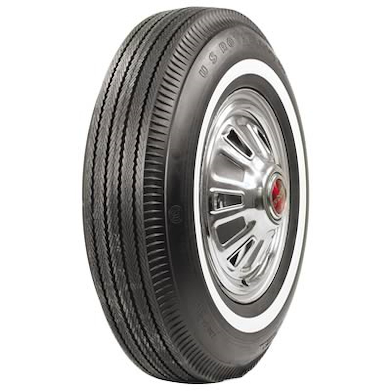 57640 Tire, US Royal 2 11/16-Inch Whitewall, 670-15