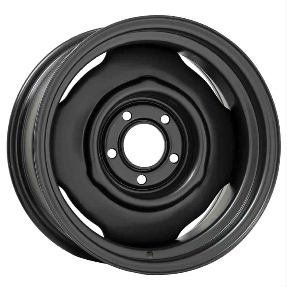 Mopar Standard Steel Wheel Size: 15" x 10" [Black Powder-Coat Finish]